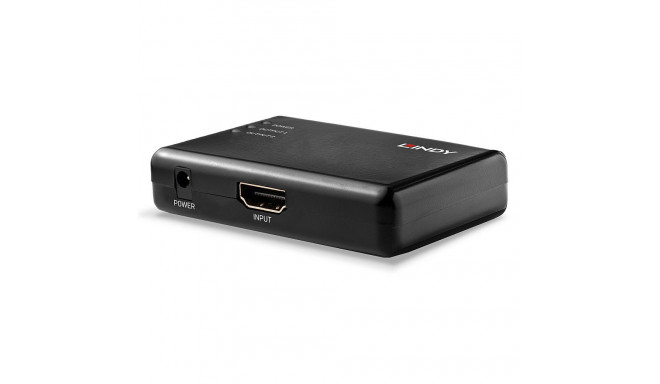HDMI Splitter - LINDY 2 Ports HDMI 10.2G Splitter, Black