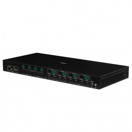 AV Matrix - LINDY AV Matrix 4x4 HDMI 4K60 Multi-View Matrix with Video Wall Scaling