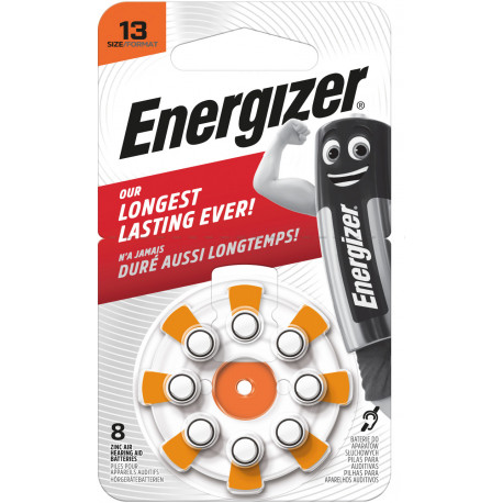 Energizer hearing aid battery Zinc Air AZ13DP8 TL8