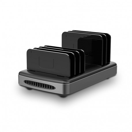 160W 6 Port USB Charging Station Charges up to 6 tablets, smartphones and/or a laptop or Macbook si