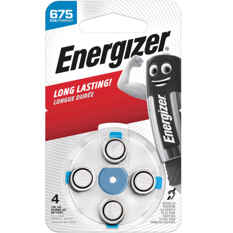 Energizer kuuldeaparaadi patarei Zinc Air AZ675DP-4 TL4