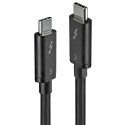 0.5m Thunderbolt 3 Cable, 40Gbps, 100W PD, Passive Connect Thunderbolt 3 devices at up to 40Gbps 0.5m Thunderbolt 3 Cable, 40Gbps, 100W PD, Passive Connect Thunderbolt 3 devices at up to 40Gbps