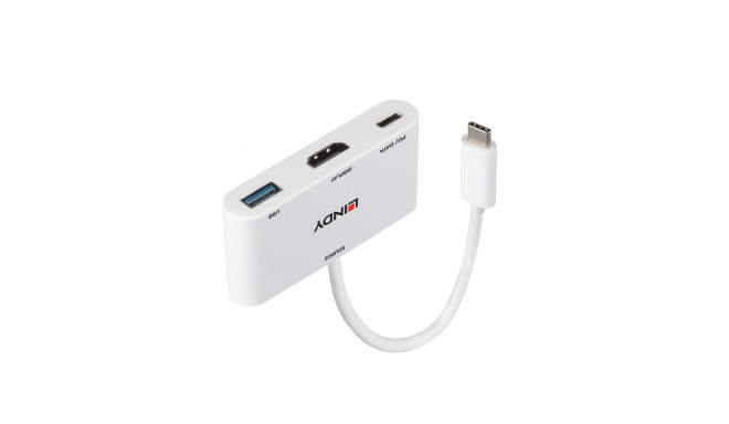 Adapter - LINDY USB 3.2 Type C to HDMI Converter 4K@60Hz PD 100W