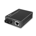 Media Converter SC 10/100/1000 Base-T to 1000 Base-FX, Multimode Extend a Gigabit or Fast Ethernet n