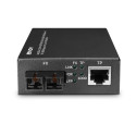 Media Converter SC 10/100/1000 Base-T to 1000 Base-FX, Multimode Extend a Gigabit or Fast Ethernet n
