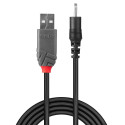 1.5m USB 2.0 Type A to 2.5mm DC Cable USB Type A Male to 2.5mm outer/0.7mm inner diameter DC connect