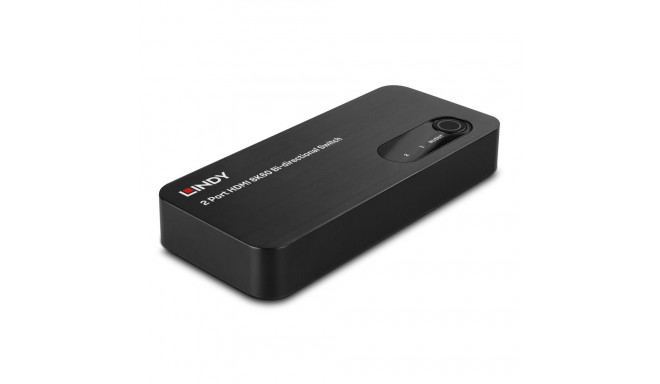AV Switch - LINDY 2 Ports HDMI 8K60 Two Way Switch 7680x4320@60Hz HDMI 2.1