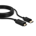 0.5m Display Port to HDMI 4K30Hz Adapter Cable Connects a single DisplayPort device to a single HDMI