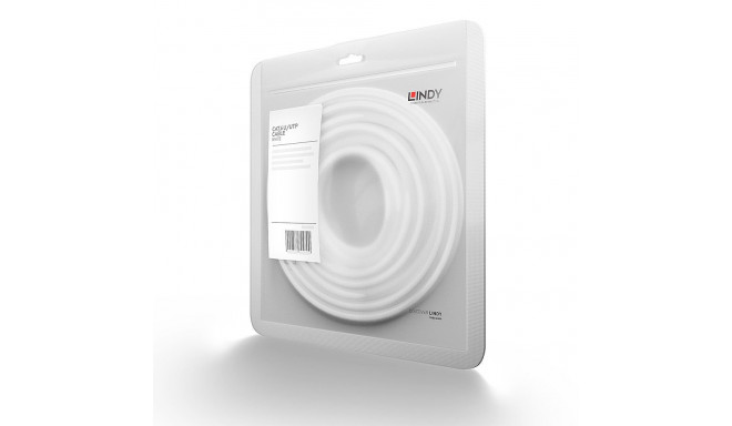 Network Cable - LINDY Cat.6 U/UTP Network Cable, RJ45, M/M, 250MHz, 0.5 m, White