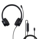 USB-C Office Headset USB Stereo headphone with inline controls