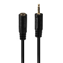 2.5mm Male to 3.5mm Female Audio Adapter Connect a 3.5mm audio device to a 2.5mm source
