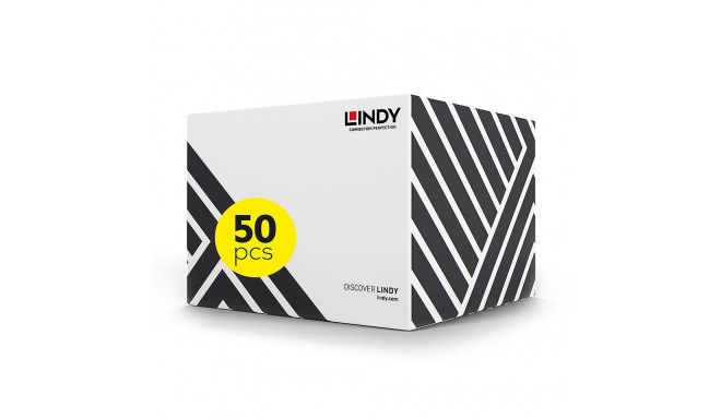 LINDY Cat.5e U/UTP RJ45 Network Cable, 100MHz, 3m, Gray, 50 pcs.