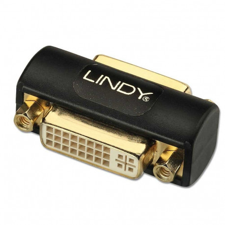 Adapter - LINDY DVI Connector F/F, Black