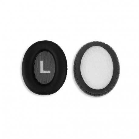 Headphone Accessory - LINDY Replacement Leather Headphone Cushions LH500XW, Black