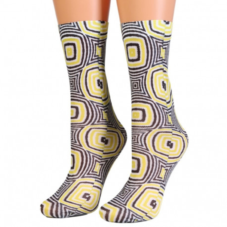 SOKISAHTEL Sarah Borghi KAROLINE õhukesed printmustriga sokid 444