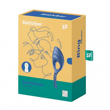 Satisfyer vibreeriv rõngas Swordmanman 1tk, sinine