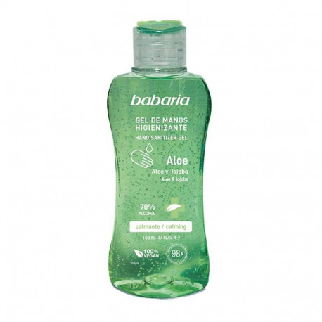 Babaria käte desinfitseerimisgeel aaloe 70% alcohol 100ml