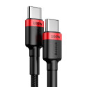 Baseus cable Cafule PD USB-C - USB-C 2,0 m 5A red-black 100W