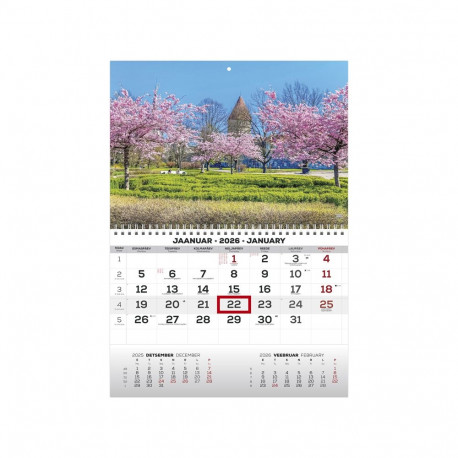 Seinakalender MONO eesti-inglise nr.6 2911050006