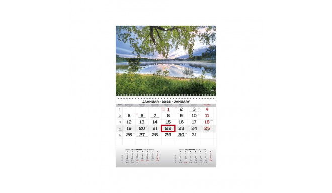 Seinakalender MONO eesti-inglise nr.2 2911050002