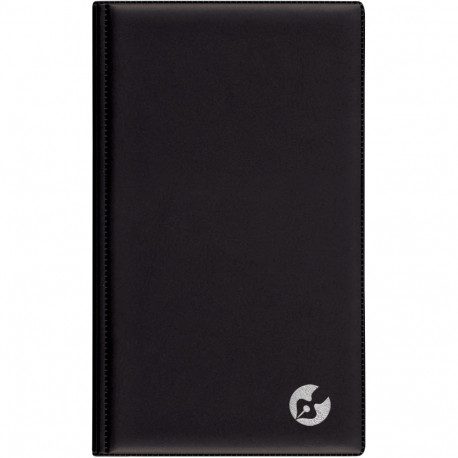 Kalendermärkmik Miniboss NÄDAL, spiraalköide, plastkaaned (MUST) 00253/40109