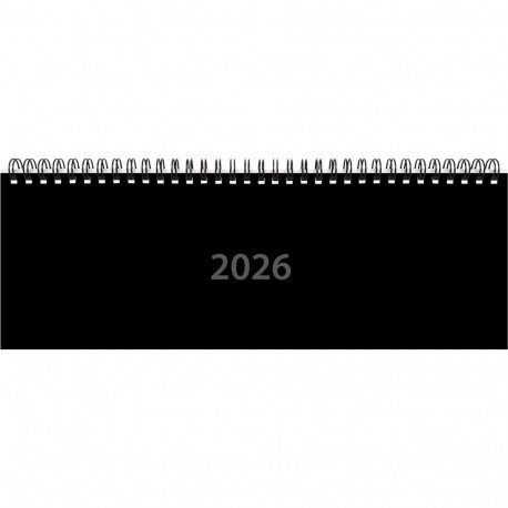 Lauakalender Classic plastkaaned must 00300/40420