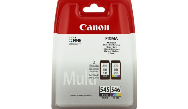 Tint Canon PG-545XL/CL-546XL Photo Value Pack paber 50lehte 10x15 glossy iP2850 MG2450/2950 MG3050/3