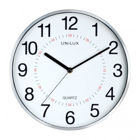 Seinakell UNILUX Aria, metal grey; D-28.5cm/lisada patarei 1AA 1,5V