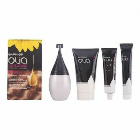 Dye No Ammonia Garnier Olia Cinnamon Blonde Nº 7,13 Rubio Canela Lote (1 Unit)