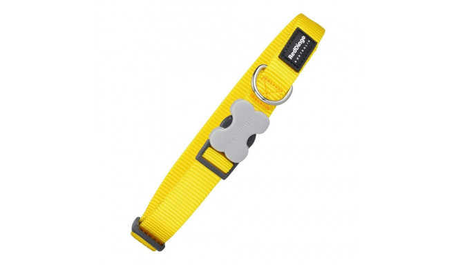 Dog collar Red Dingo Smooth Yellow (1,2 x 20-32 cm)