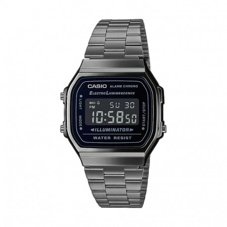 Meeste Kell Casio A168WEGG-1BEF Must Hõbedane (Ø 36 mm) (Ø 38 mm)
