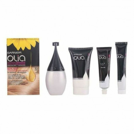 Ammoniaagivaba juuksevärv Garnier Olia Väga hele Nº 10,1- Rubio Extra Claro Lote 120 g (1 Ühikut)