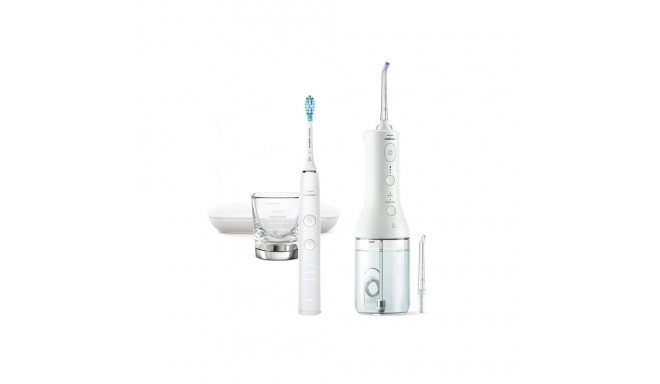 Philips Sonicare Cordless Power Flosser DiamondClean 9000 Electric toothbrush and irrigator set