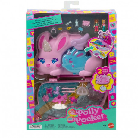 Polly Pocket® jänkuke beebiga mängutoos