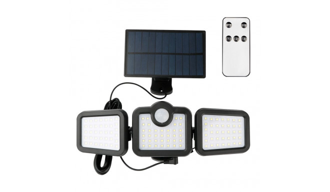 SUNARI Solar Lamp LED FLS-04 108*SMD PIR 10W 800lm 6000K 2400mAh Li-Ion Forever Light