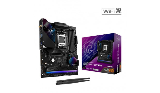 Asrock Mainboard||AMD B850|SAM5|ATX|Memory DDR5|Memory slots 4|1xPCI-Express 4.0 16x|1xPCI-Express 5