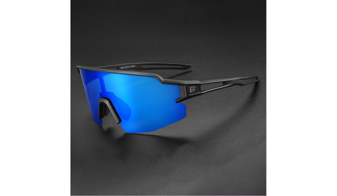 Rockbros Rockbros Polarized Cycling Glasses with UV Protection and Corrective Insert Blue Lenses - B