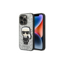 Karl Lagerfeld Karl Lagerfeld KLHCP14LGFKPG iPhone 14 Pro 6.1 "hardcase silver / silver Glitter Flak