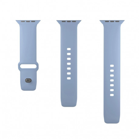 Puro Puro Icon Silicone Strap for Apple Watch 42 / 44 / 45 / 49 mm - Light Blue (2 pcs.)