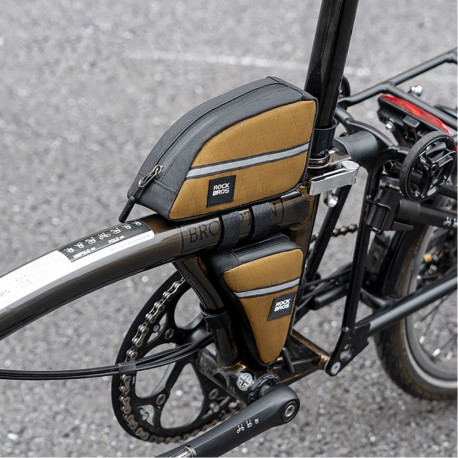 Rockbros Rockbros Triangle Bike Frame Bag 0.3l - Brown