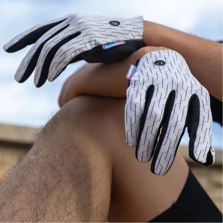 Rockbros Rockbros sports gloves full spring-summer size M - white and black