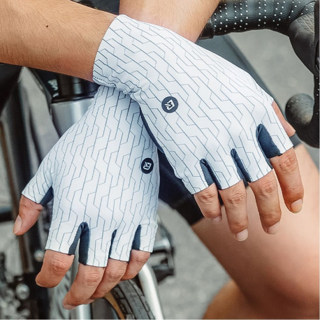 Rockbros Rockbros Road Cycling Gloves Size: M - Black and White