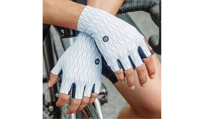Rockbros Rockbros Road Cycling Gloves Size: M - Black and White