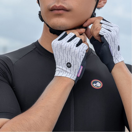 Rockbros Rockbros MTB cycling gloves size: M - white and black