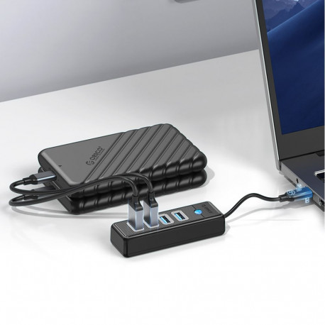 Orico Orico PWC2U-C3 USB-C Hub / 2x USB-A 3.0 + 1x USB-C 3.0 - Black