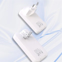 Dudao GaN Dudao A65Q 65W USB-A / USB-C PD Ultra-Thin Travel Wall Charger EU / US - White