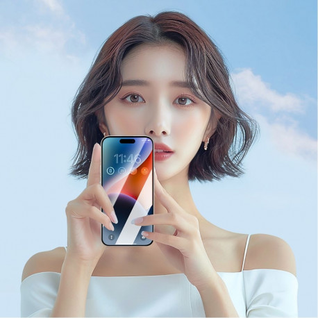 Joyroom Joyroom JR-MAR0317 tempered glass with anti-reflective coating for iPhone 15 Plus/16 Plus