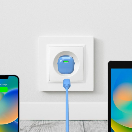 Puro Elektrik Puro 20W GaN USB-C Wall Charger - Blue