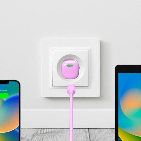 Puro Elektrik Puro 20W GaN USB-C Wall Charger - Pink
