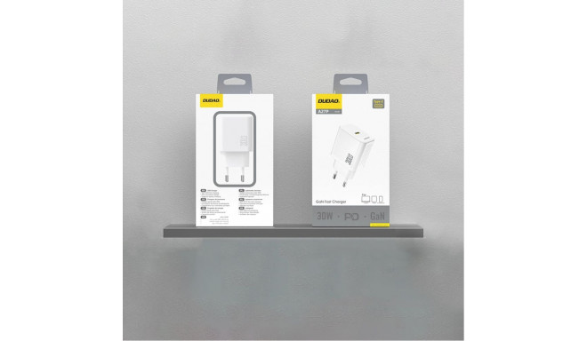 Dudao Dudao A27P 30W PD GaN USB-C Wall Charger - White